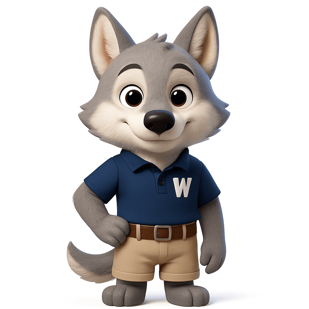 Wise Wolves mascot