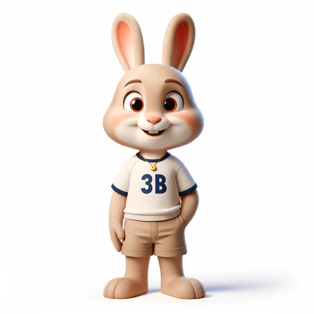 Bright Bunnies mascot