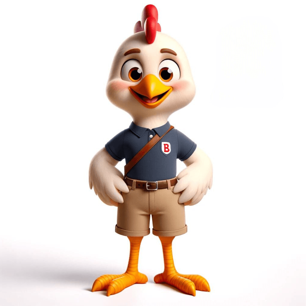 Cheerful Chickens mascot